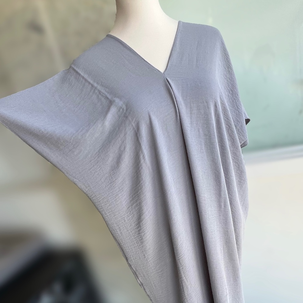 0065/ Gray Dress Crinkle Airflow Material - Picture 5 of 10